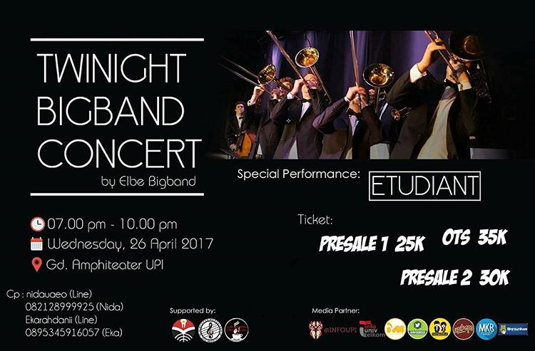 HIMA Musik akan Menggelar Twinight Bigband Concert
