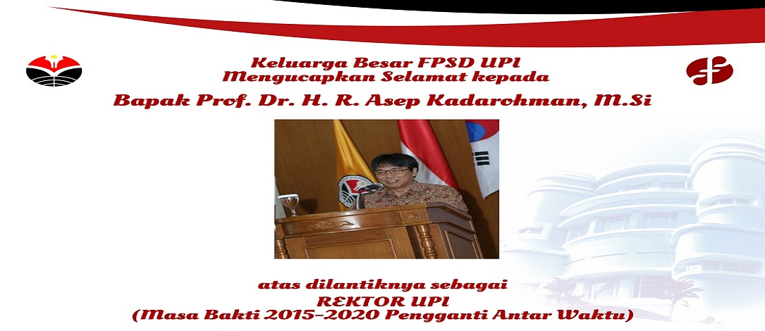 Selamat Kepada Prof. Dr. H. R. Asep Kadarohman, M.Si.