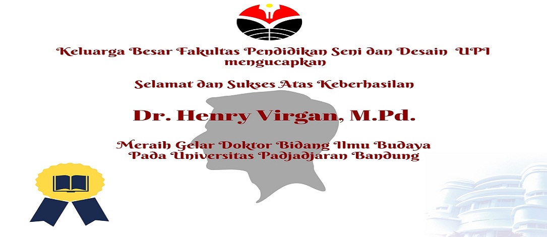 Selamat dan Sukses kepada Dr. Henry Virgan, M.Pd.