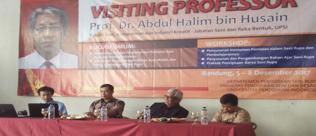 VISITING PROFESOR DEPARTEMEN PENDIDIKAN SENI RUPA FPSD