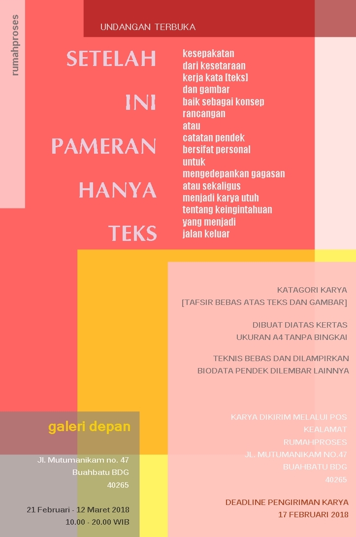 PAMERAN DI RUMAH PROSES