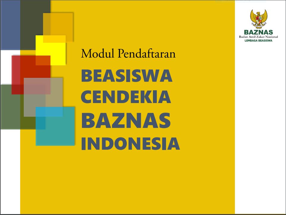 BEASISWA CENDEKIA BAZNAS