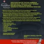 Biaya Pengganti Paket Internet Mahasiswa
