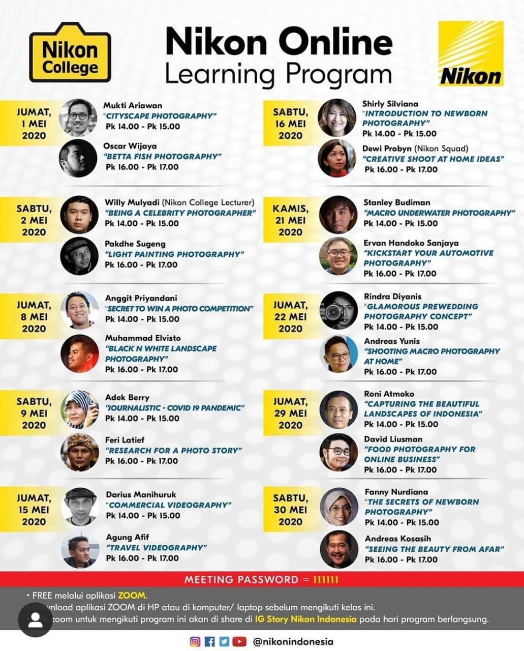 Belajar  Fotografi Bersama Nikon