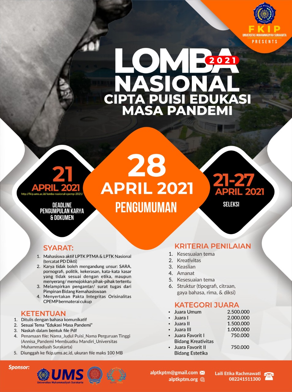Lomba Cipta Puisi Edukasi