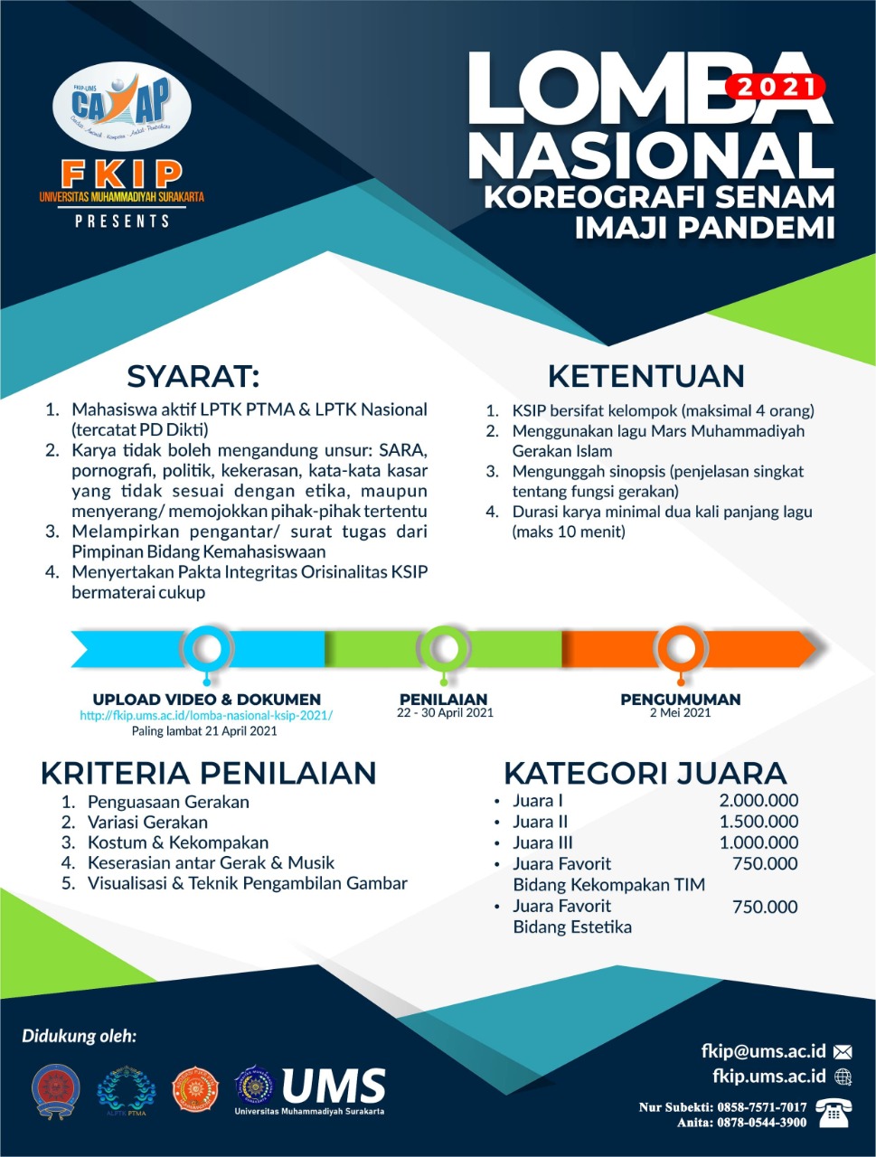 Lomba Koreografi Senam Imaji Pandemi 2021
