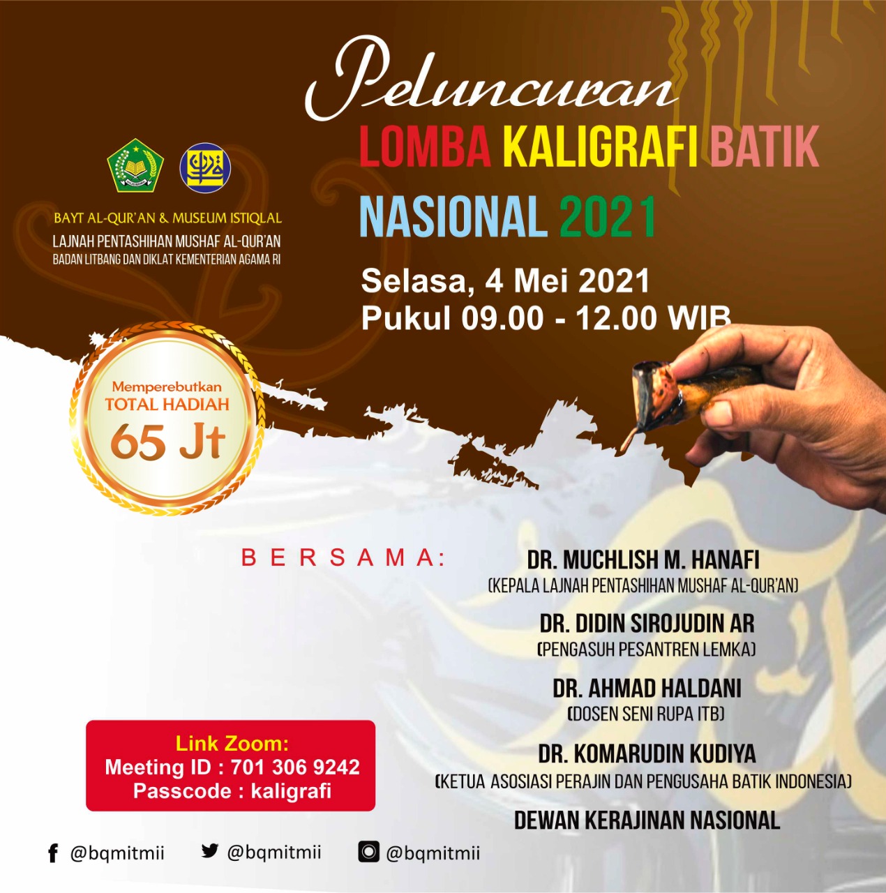 Lomba Kaligrafi Batik 2021