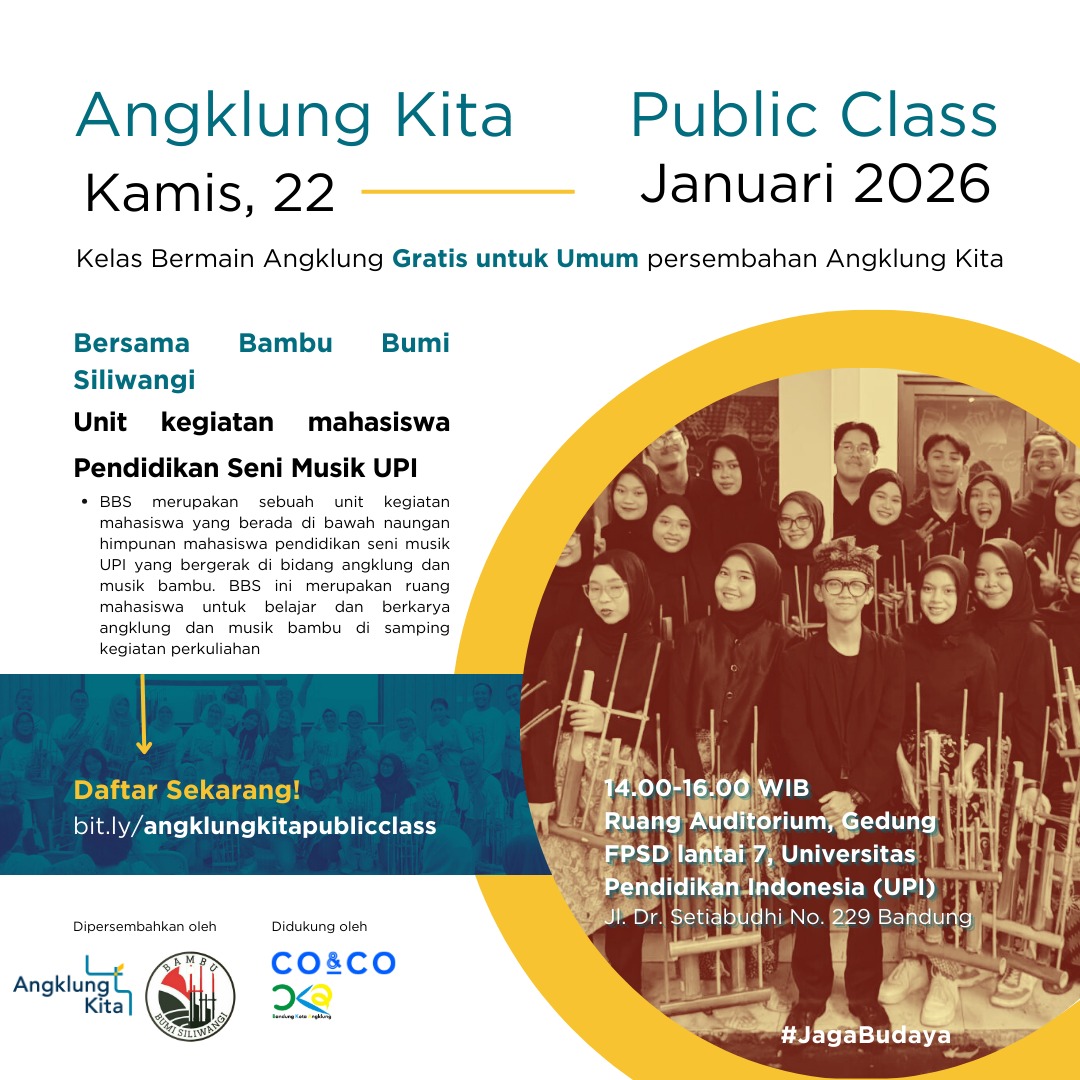 Angklung Public Class UPI–Angklung Kita: Actualizing Community Engagement through Interactive Music Education