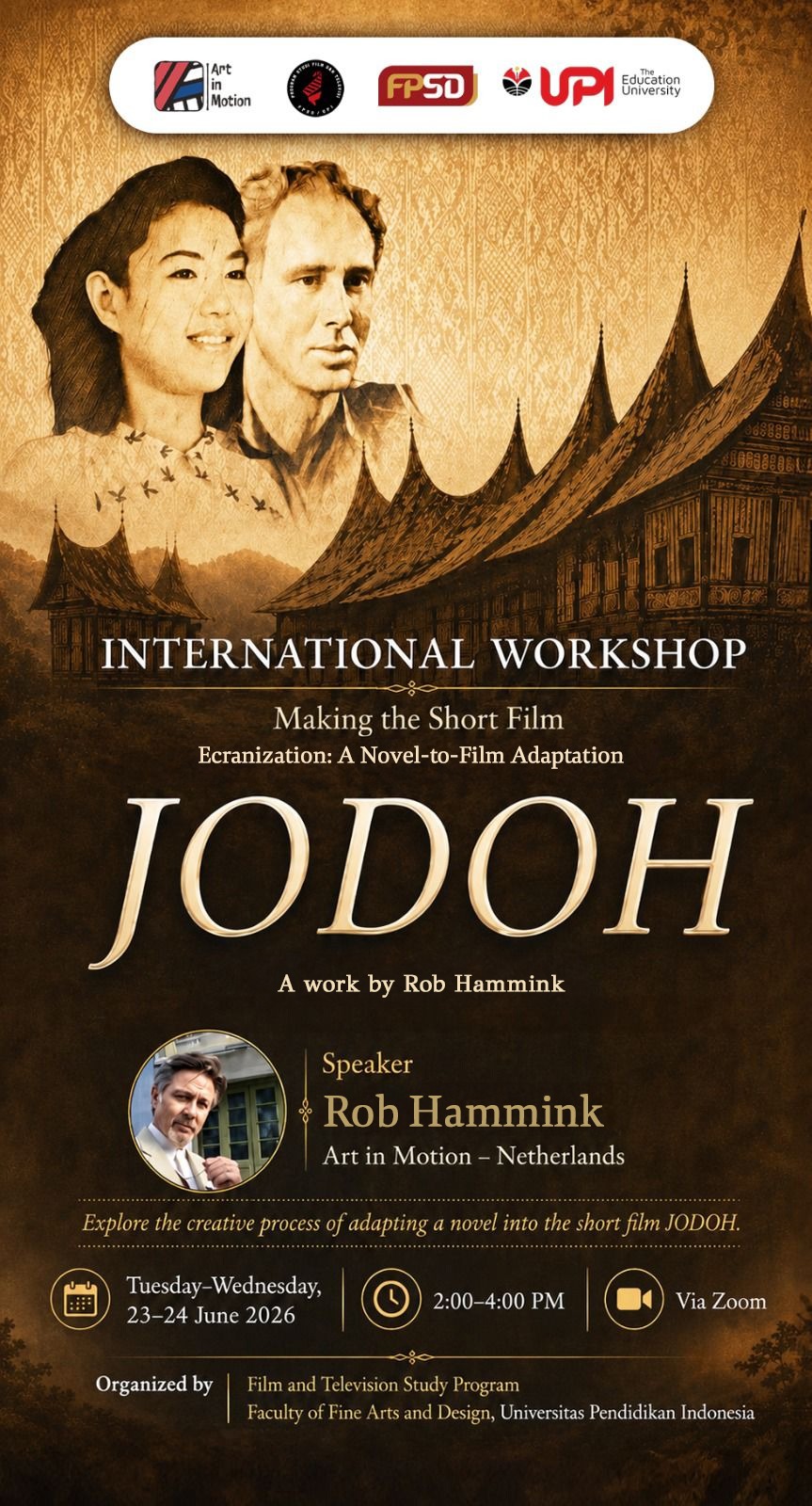 FTV UPI Jalin Kolaborasi Internasional dengan Art in Motion Netherlands, Awali Ekranisasi Novel Jodoh melalui Workshop Eksklusif